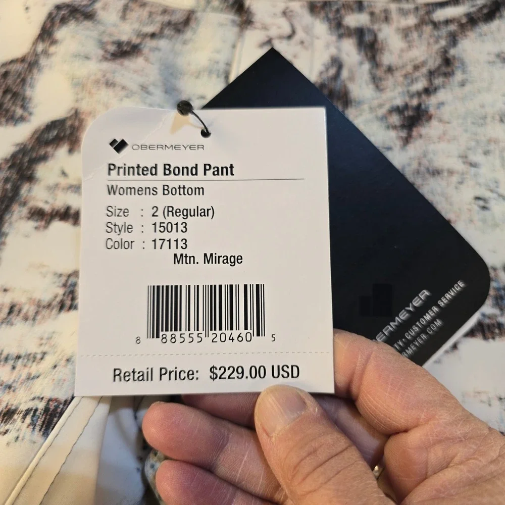 Obermeyer printed bond